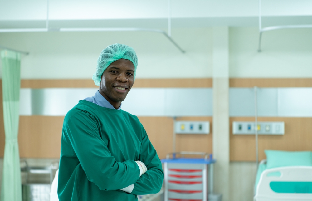 The,Doctor,Is,Satisfied,With,The,Successful,Surgery,On,The